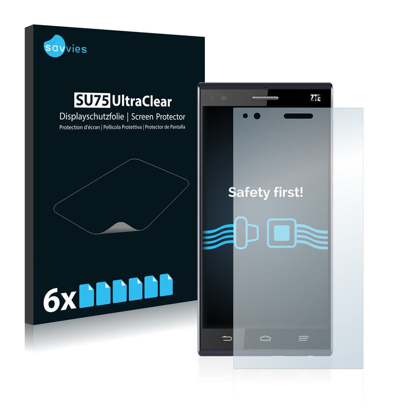 6x Savvies SU75 Screen Protector for ZTE Star I Star 1