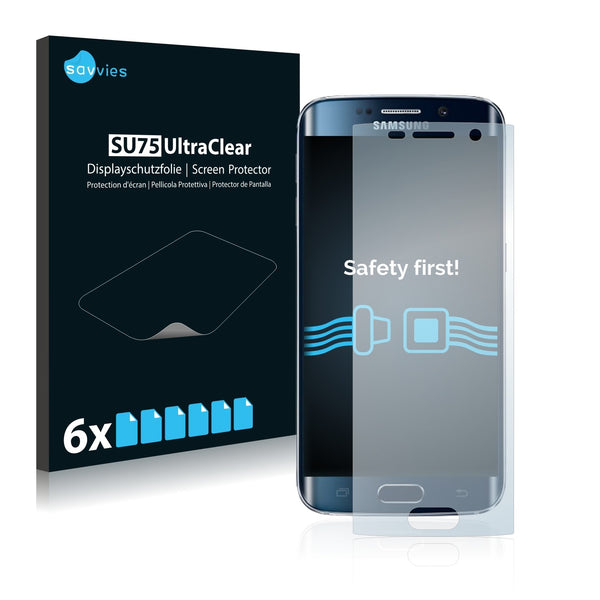 6x Savvies SU75 Screen Protector for Samsung SM-G925F