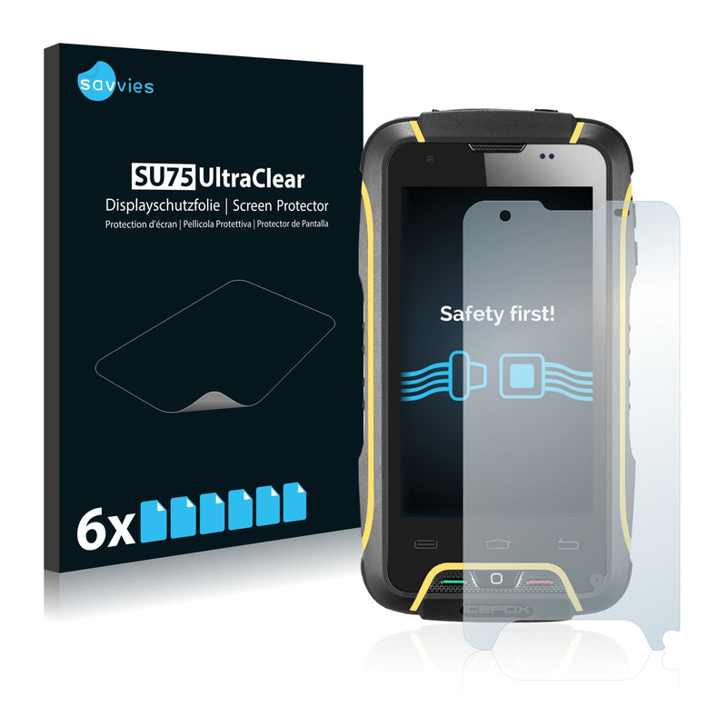 6x Savvies SU75 Screen Protector for Icefox Razor