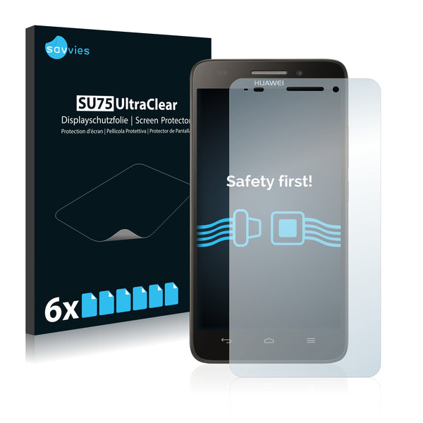 6x Savvies SU75 Screen Protector for Honor 4 Play