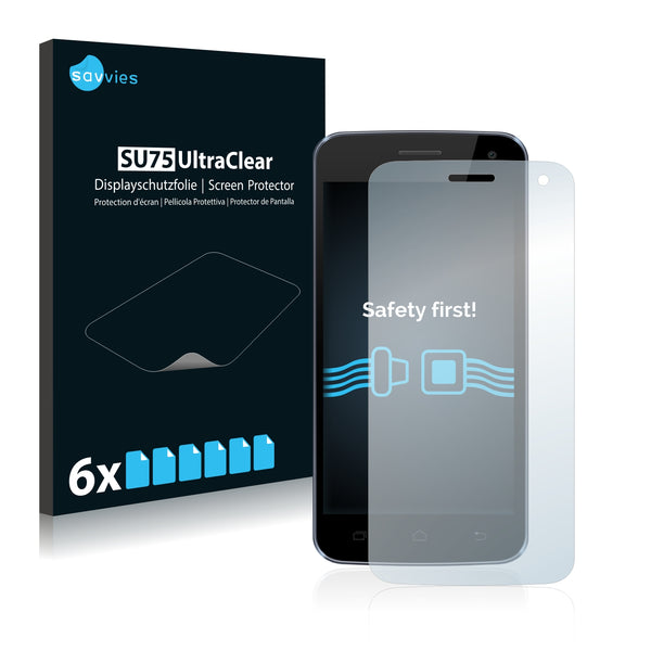 6x Savvies SU75 Screen Protector for Allview P5 Life