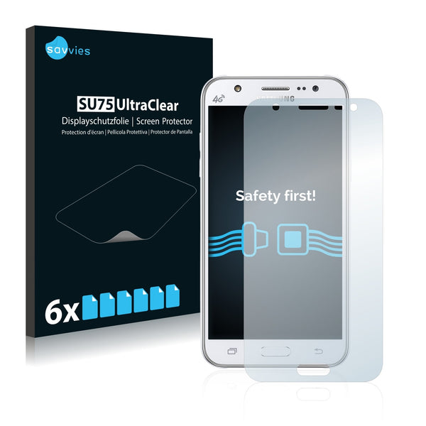 6x Savvies SU75 Screen Protector for Samsung Galaxy J5 2015