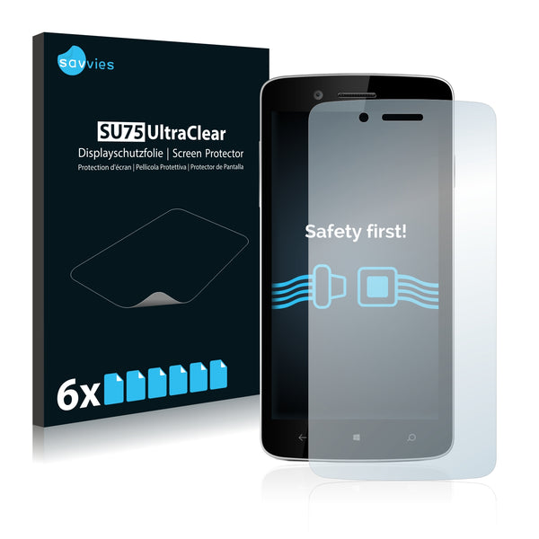 6x Savvies SU75 Screen Protector for Allview W1 S