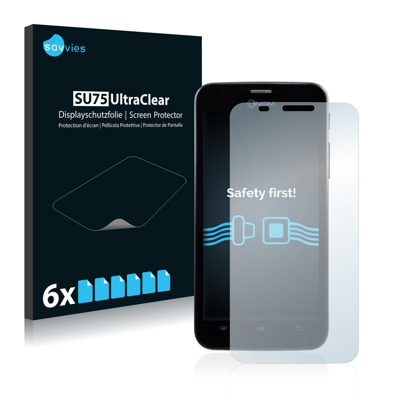 6x Savvies SU75 Screen Protector for NGM Dynamic Life