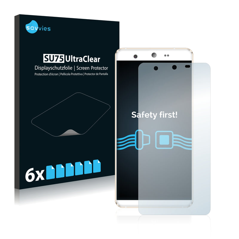 6x Savvies SU75 Screen Protector for Kingzone N5