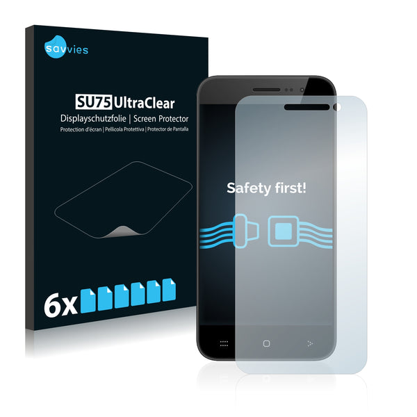 6x Savvies SU75 Screen Protector for VKworld VK2015