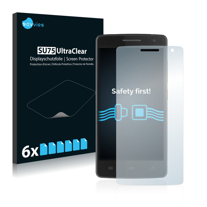 6x Savvies SU75 Screen Protector for Icefox i8