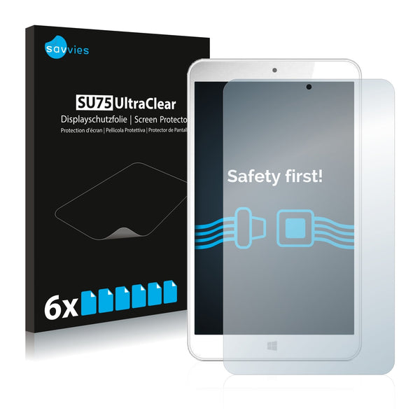 6x Savvies SU75 Screen Protector for Odys Winkid 8