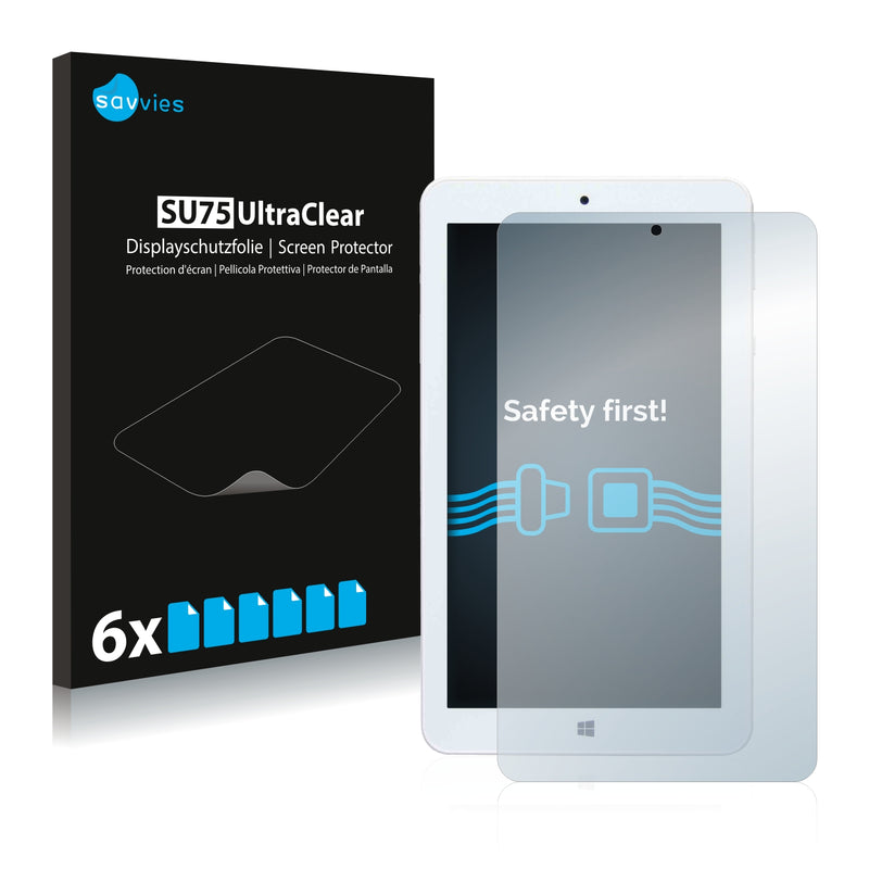 6x Savvies SU75 Screen Protector for Mediacom WinPad 7.0 W700