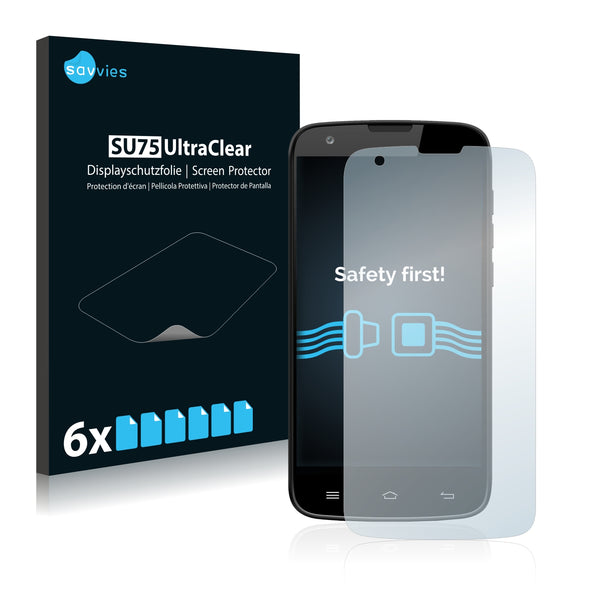 6x Savvies SU75 Screen Protector for Allview A7 Lite