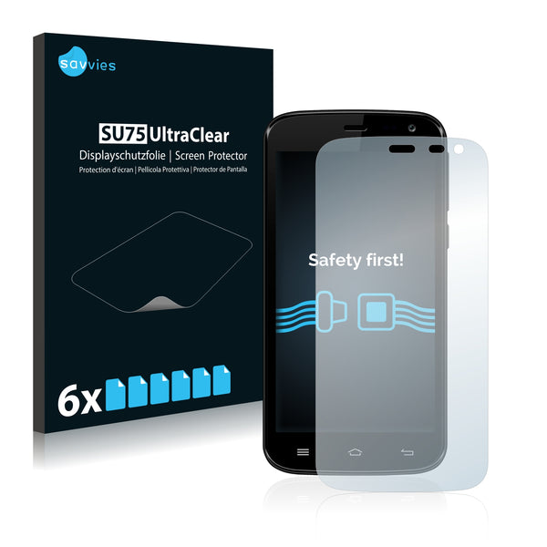6x Savvies SU75 Screen Protector for Allview A6 Lite