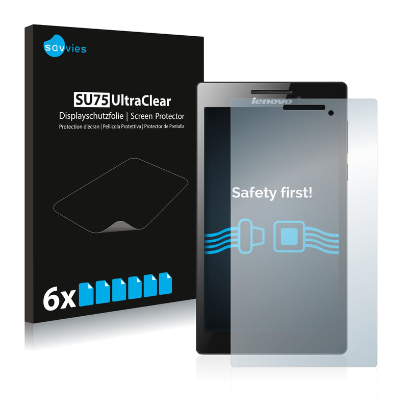 6x Savvies SU75 Screen Protector for Lenovo Tab 2 A7-20