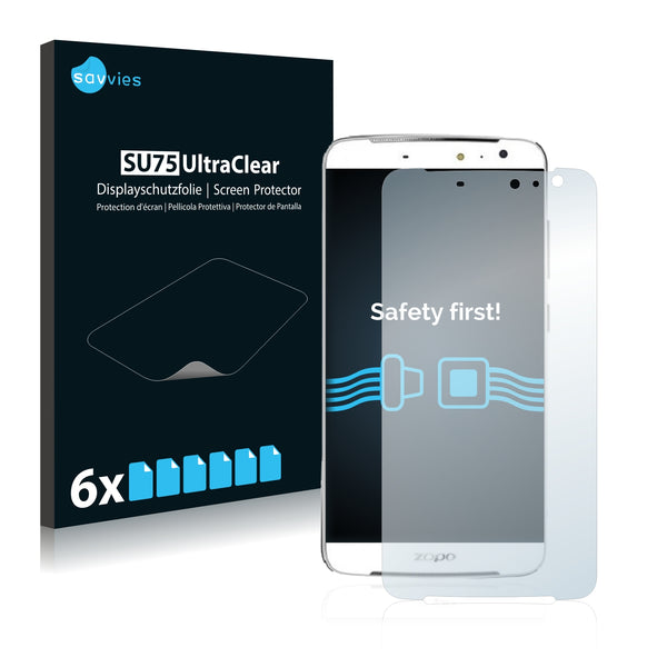 6x Savvies SU75 Screen Protector for Zopo Speed 8