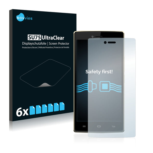 6x Savvies SU75 Screen Protector for Allview X2 Soul Style