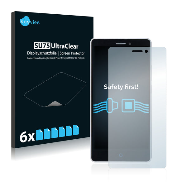 6x Savvies SU75 Screen Protector for ZTE N937St