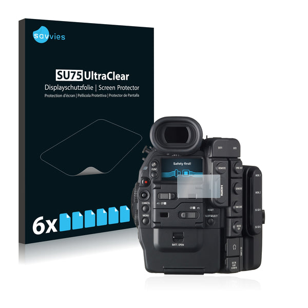 6x Savvies SU75 Screen Protector for Canon Cinema EOS C500