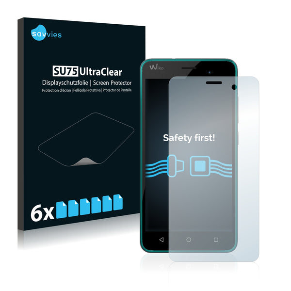 6x Savvies SU75 Screen Protector for Wiko K-Kool