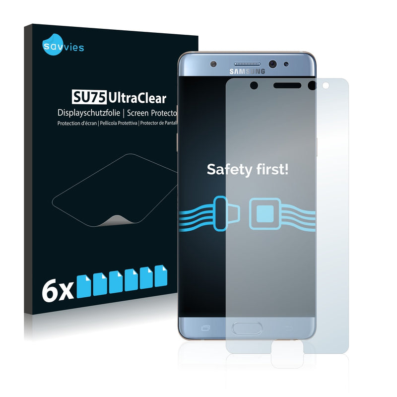6x Savvies SU75 Screen Protector for Samsung Galaxy Note 7
