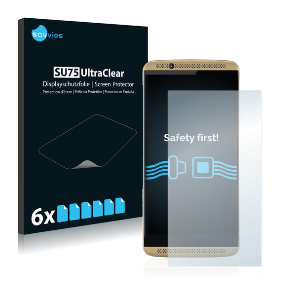 6x Savvies SU75 Screen Protector for ZTE Axon 7