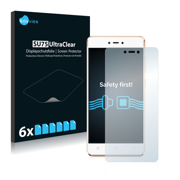 6x Savvies SU75 Screen Protector for Allview X3 Soul Lite