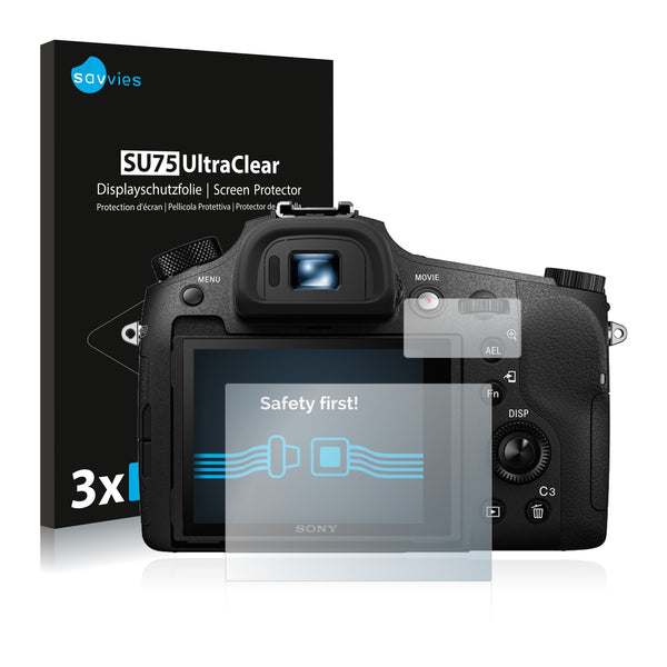 6x Savvies SU75 Screen Protector for Sony Cyber-Shot DSC-RX10 III