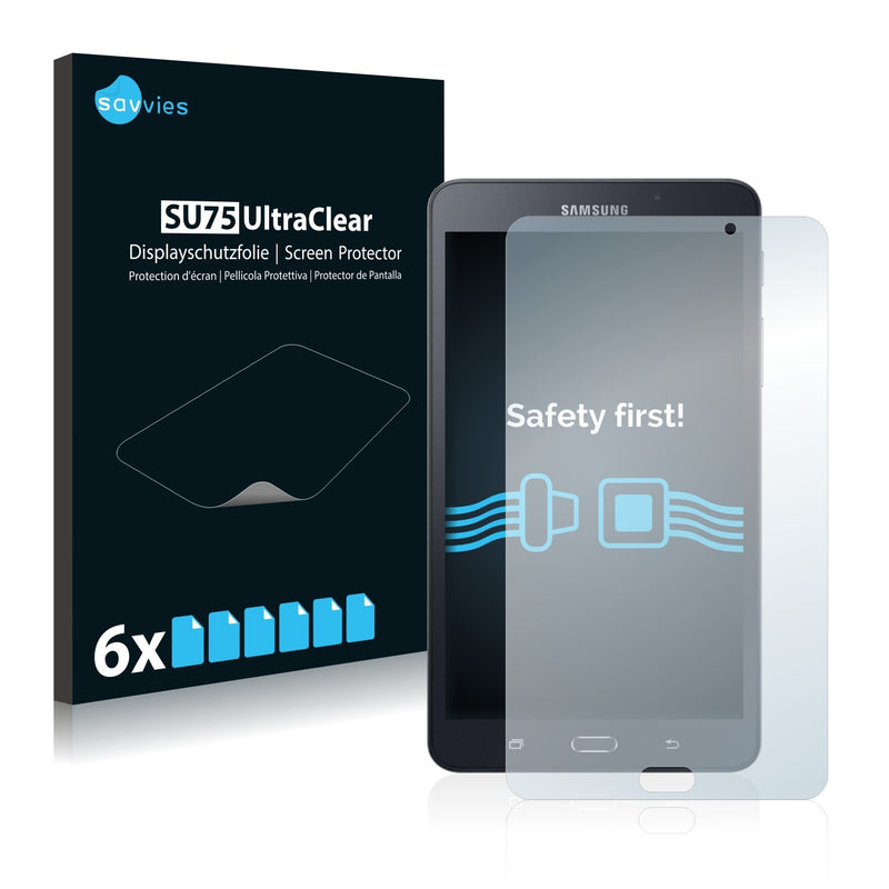 6x Savvies SU75 Screen Protector for Samsung Galaxy J Max