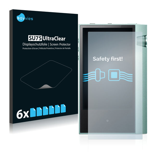 6x Savvies SU75 Screen Protector for Astell&Kern AK70