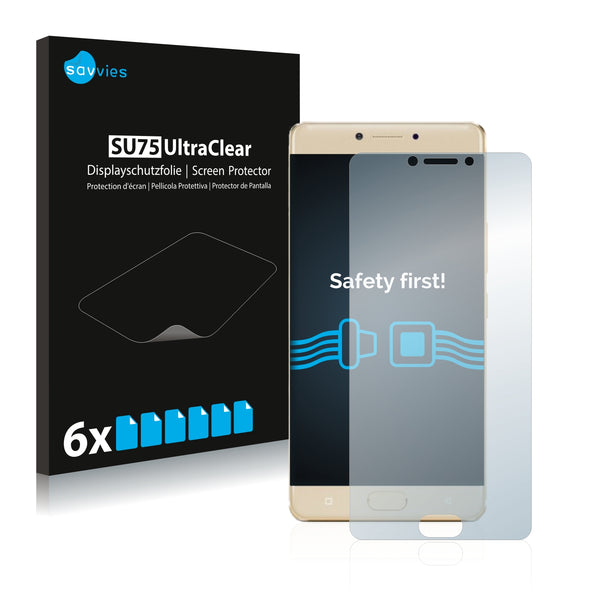6x Savvies SU75 Screen Protector for Allview P9 Energy