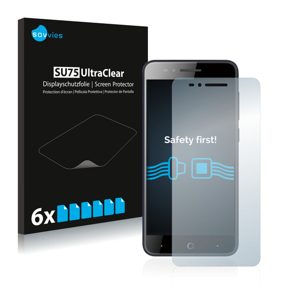 6x Savvies SU75 Screen Protector for ZTE A610C