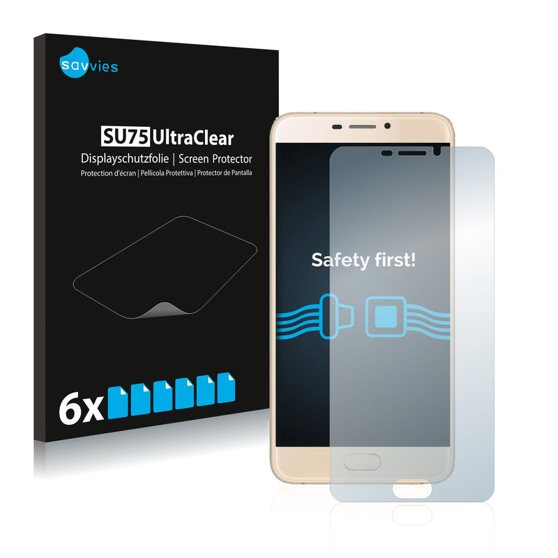 6x Savvies SU75 Screen Protector for Ulefone Gemini