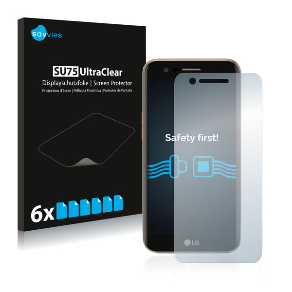 6x Savvies SU75 Screen Protector for LG X400