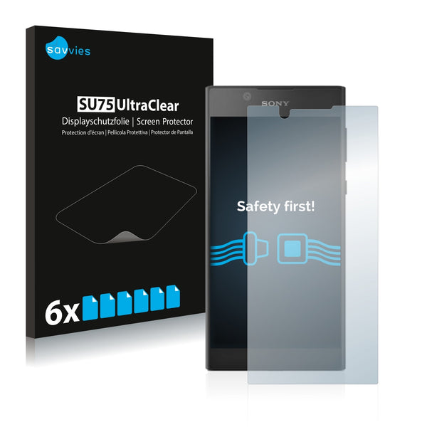 6x Savvies SU75 Screen Protector for Sony Xperia L1