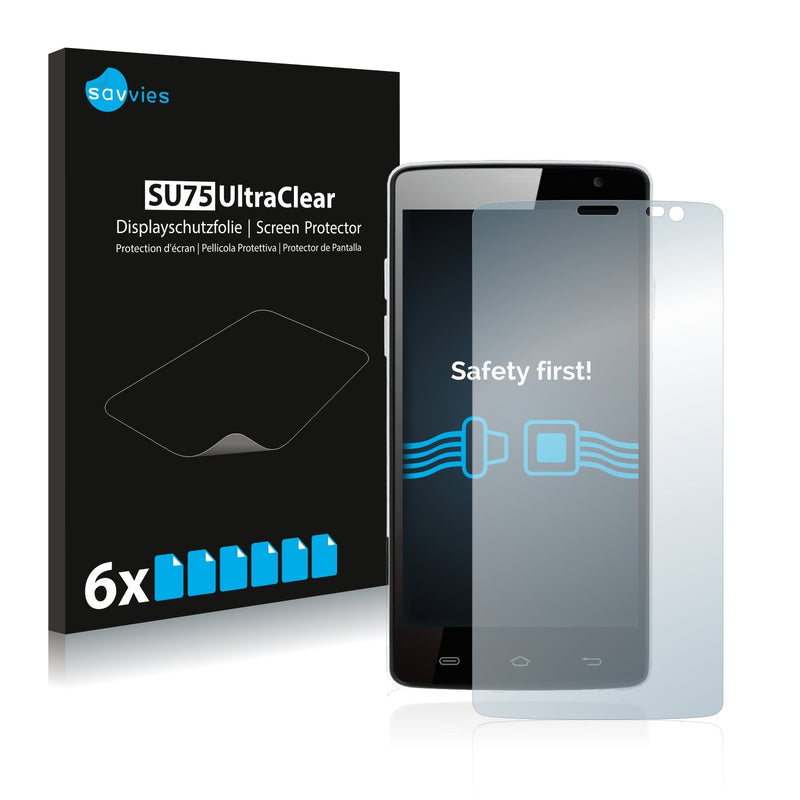 6x Savvies SU75 Screen Protector for Ulefone Be Pure Lite