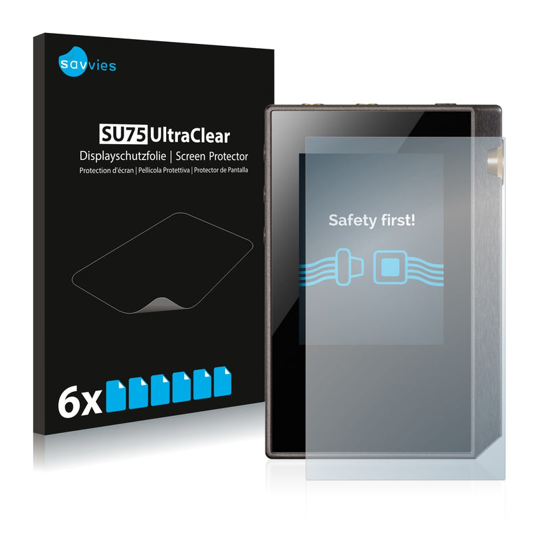 6x Savvies SU75 Screen Protector for Pioneer XDP-30R