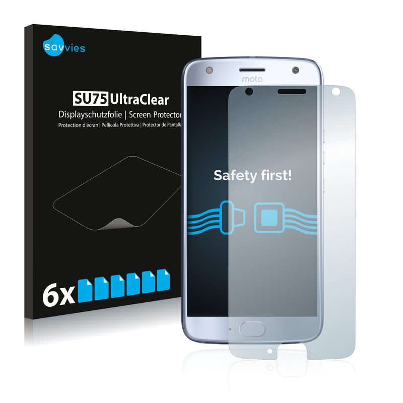 6x Savvies SU75 Screen Protector for Lenovo Moto X4