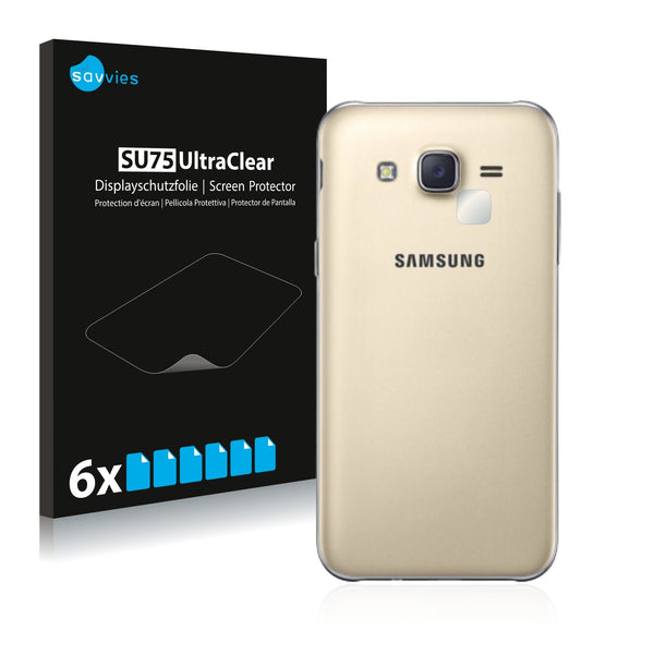 6x Savvies SU75 Screen Protector for Samsung Galaxy J5 (Camera)
