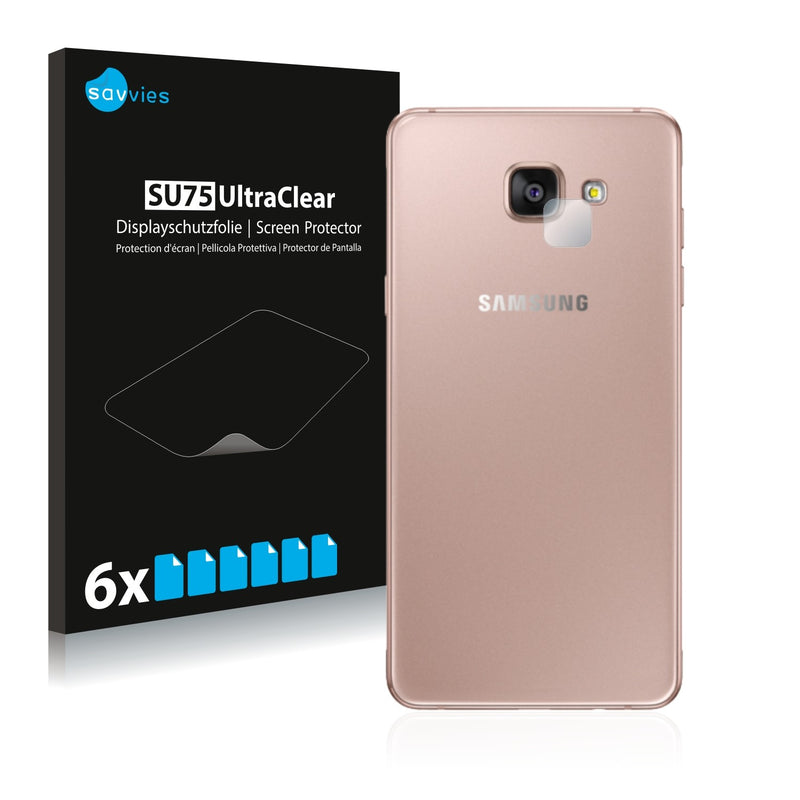 6x Savvies SU75 Screen Protector for Samsung Galaxy A5 2016 (Camera)