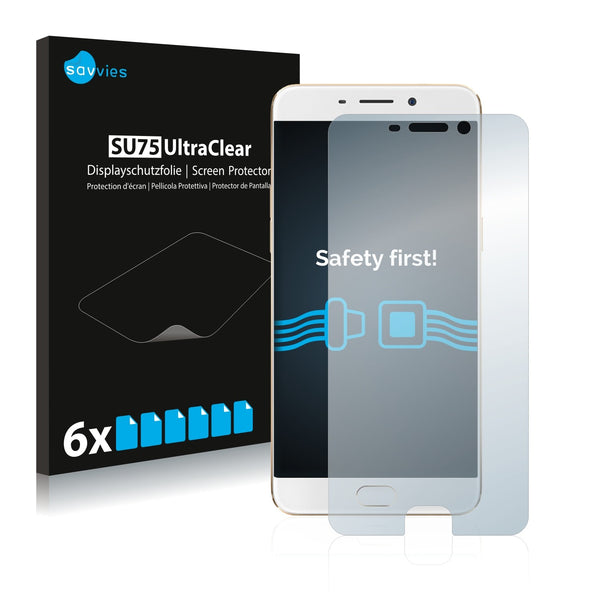 6x Savvies SU75 Screen Protector for Oppo F1 Plus