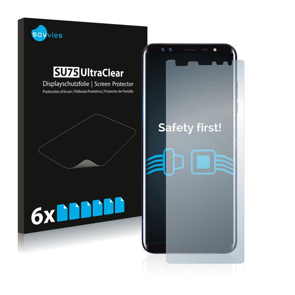 6x Savvies SU75 Screen Protector for Blackview S8