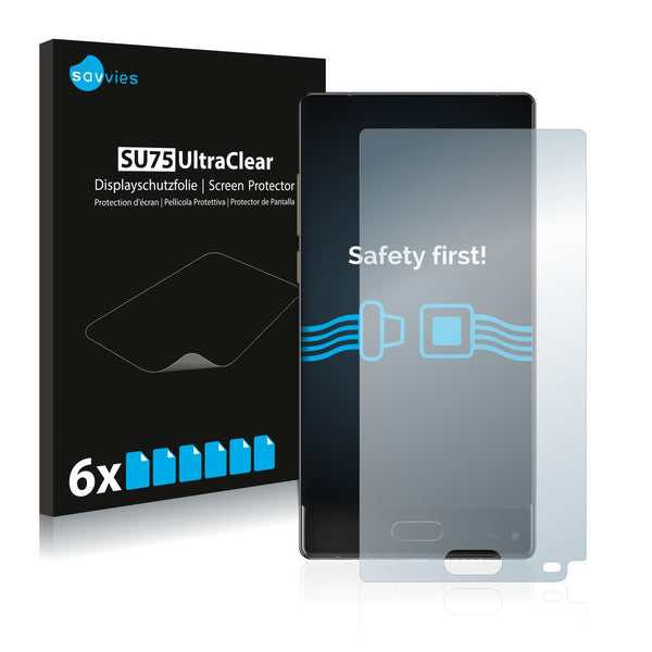 6x Savvies SU75 Screen Protector for Ulefone Mix