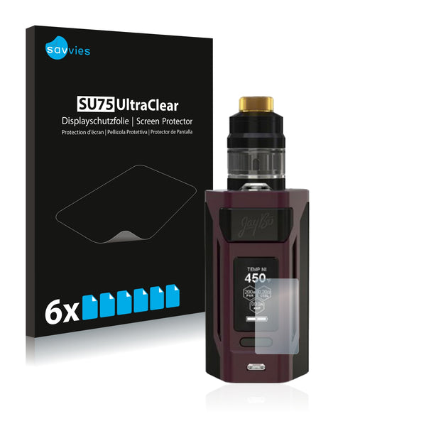 6x Savvies SU75 Screen Protector for Wismec Reuleaux RX2 21700