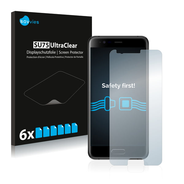 6x Savvies SU75 Screen Protector for Blackview P6000