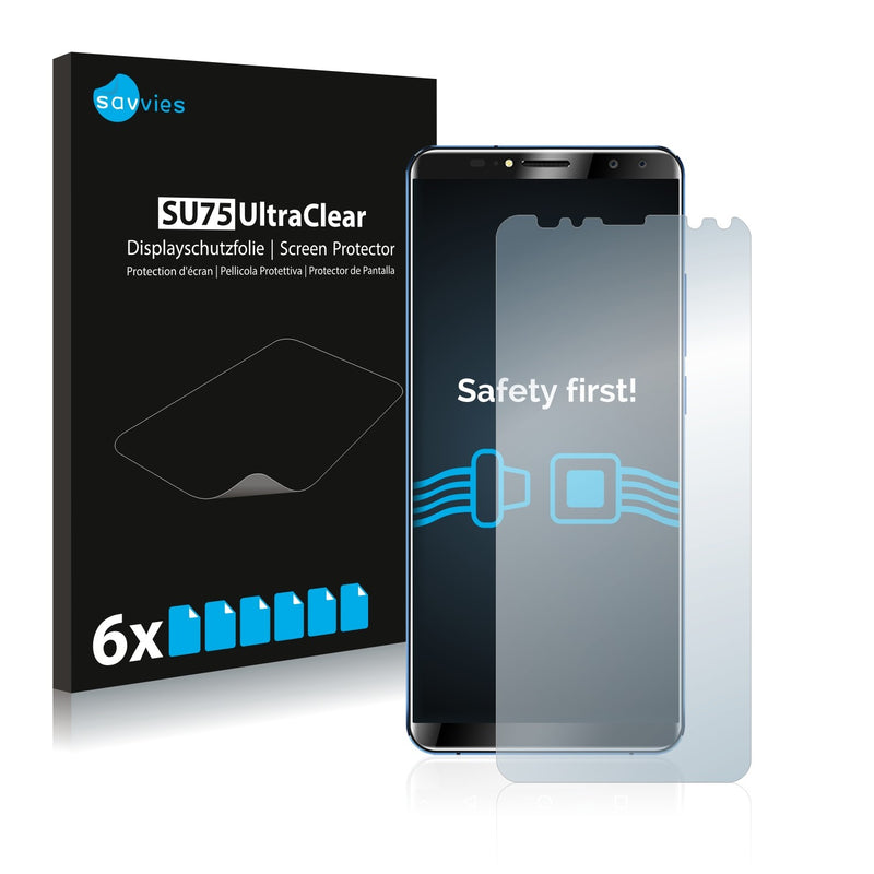 6x Savvies SU75 Screen Protector for Oukitel K6