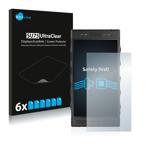 6x Savvies SU75 Screen Protector for Red Hydrogen One