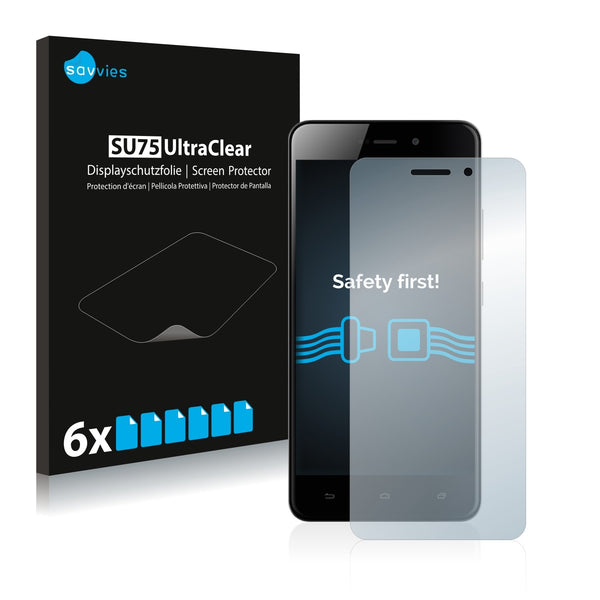 6x Savvies SU75 Screen Protector for SFR Altice Starxtrem 6