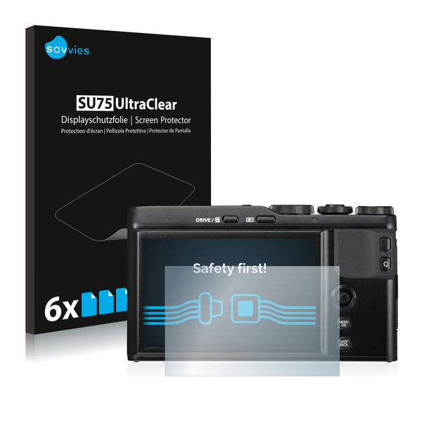 6x Savvies SU75 Screen Protector for FujiFilm XF10