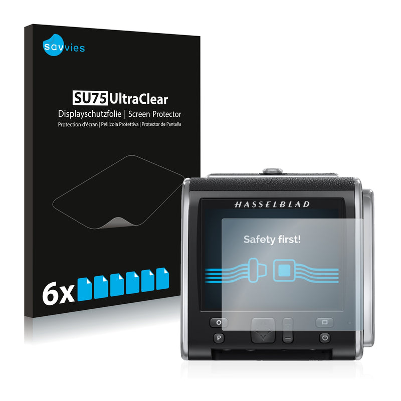 6x Savvies SU75 Screen Protector for Hasselblad CFV-50c