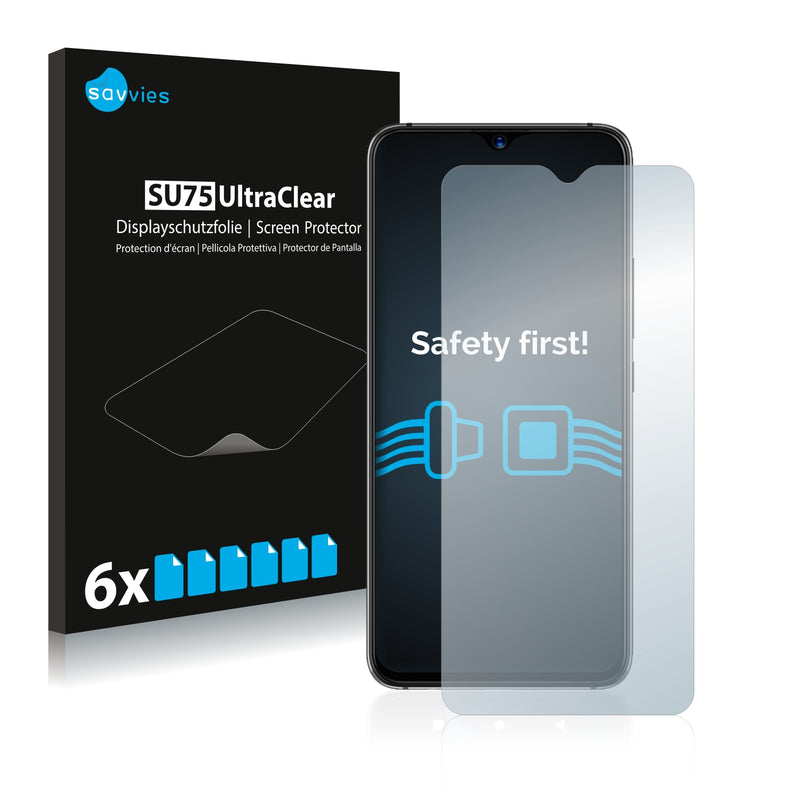 6x Savvies SU75 Screen Protector for Umidigi S3 Pro