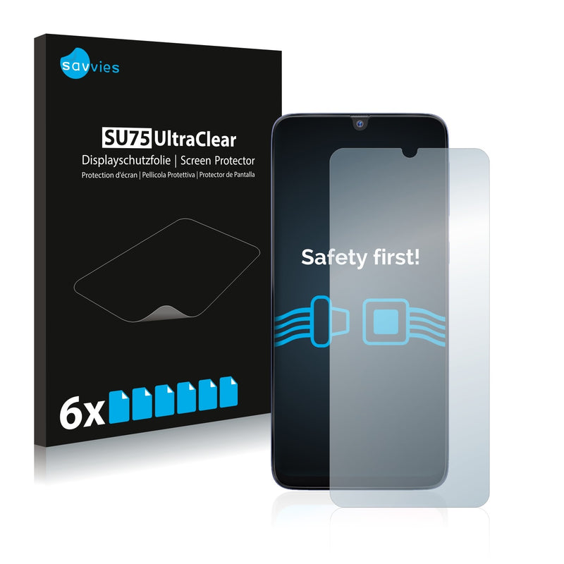 6x Savvies SU75 Screen Protector for Samsung Galaxy M30