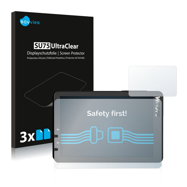 6x Savvies SU75 Screen Protector for SJCAM SJ8 Pro